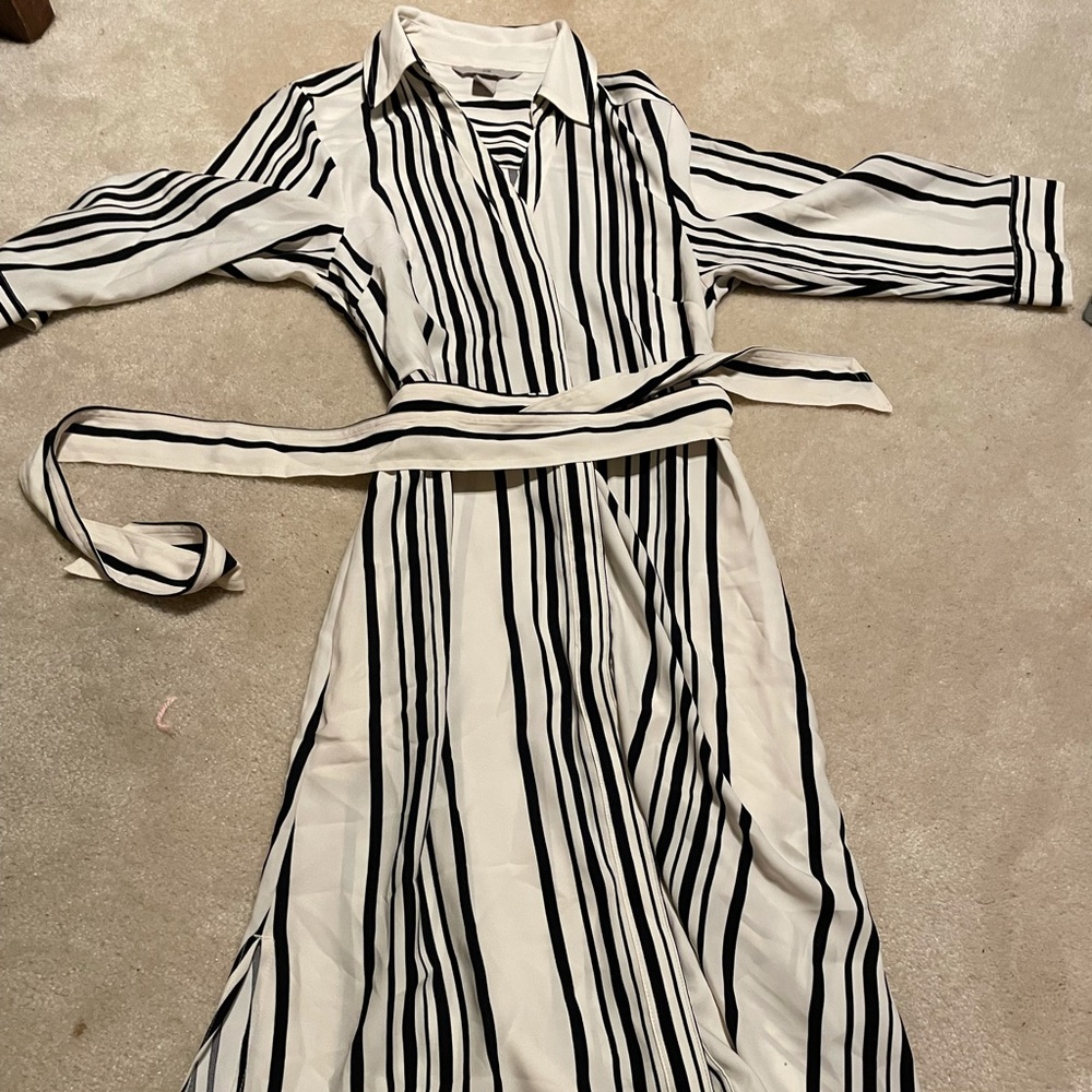 Striped Midi Dress